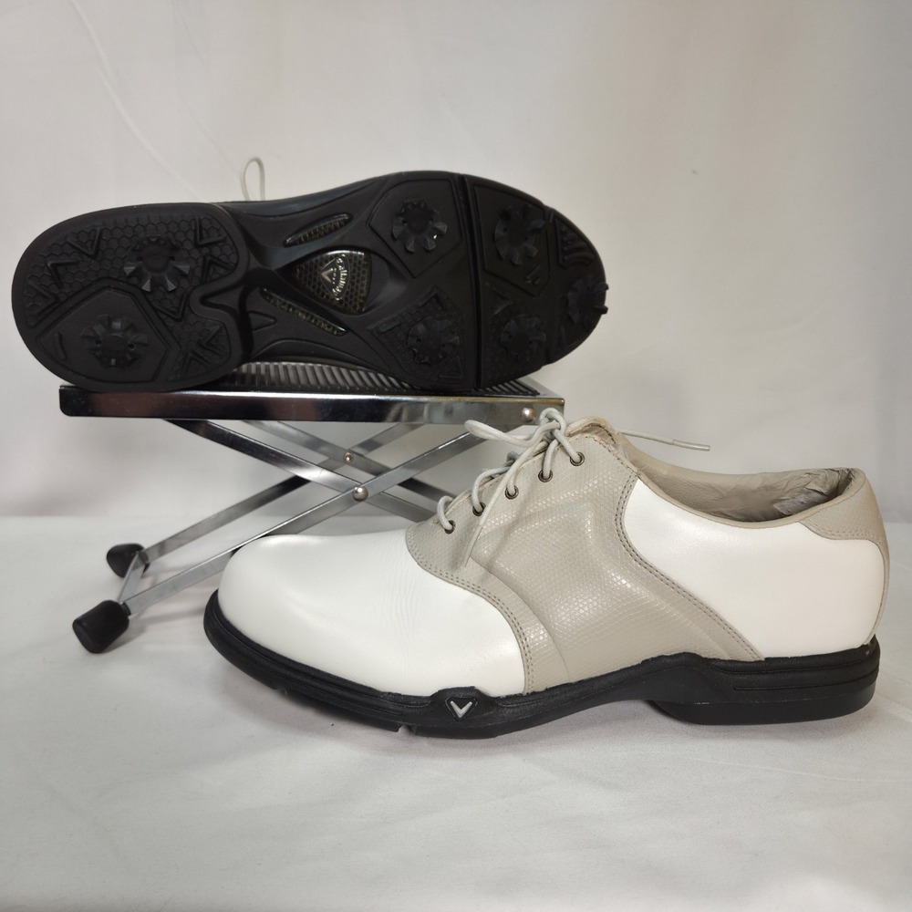 Callaway CG Sport Comfort Saddle XWT Golf Shoes & Travel Storage Bag Men's 10.5